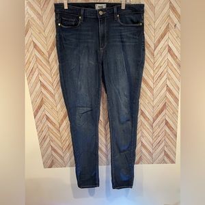PAIGE Hoxton Ultra Skinny Jeans Darkwash women's size 32 Denim